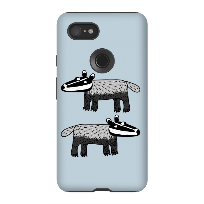 Pixel 3XL StrongFit Badgers by Nic Squirrell