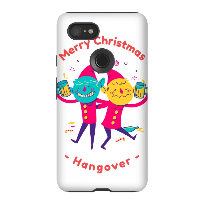 Pixel 3XL StrongFit christmas hangover by haroulita