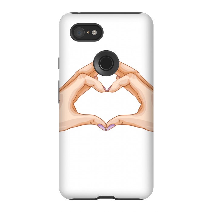 Pixel 3XL StrongFit heart hand  by haroulita