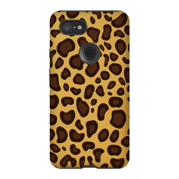 Pixel 3XL StrongFit animal print leopard by haroulita