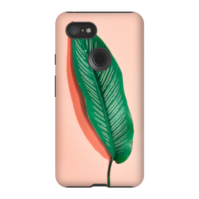 Pixel 3XL StrongFit Green leaf  by Winston