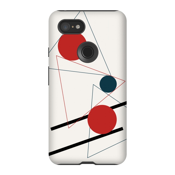 Pixel 3XL StrongFit Abstract Geometry by Creativeaxle