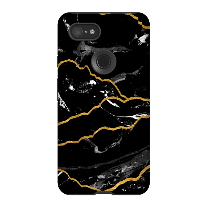 Pixel 3XL StrongFit Marble mountains by Julia Badeeva