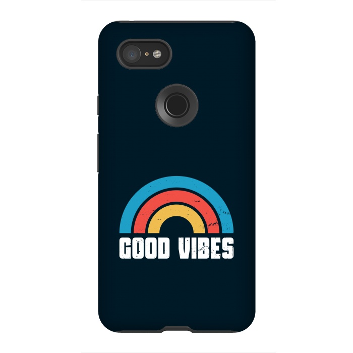 Pixel 3XL StrongFit Good Vibes by TMSarts