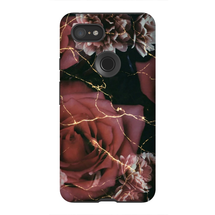 Pixel 3XL StrongFit Aesthetic roses by Jms