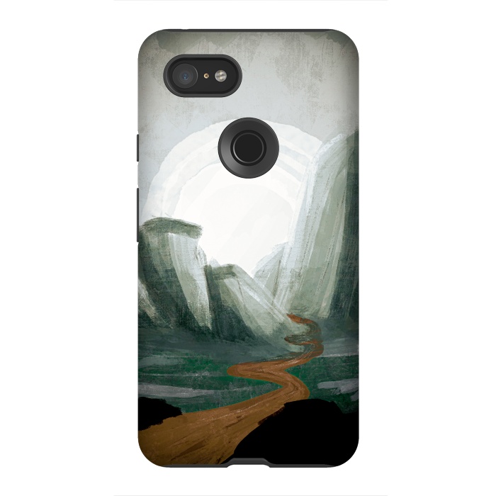 Pixel 3XL StrongFit The great green hills by Steve Wade (Swade)