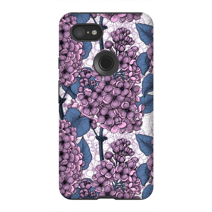 Pixel 3XL StrongFit Violet lilacs by Katerina Kirilova