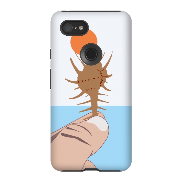 Pixel 3XL StrongFit Sun On The Conch by Creativeaxle