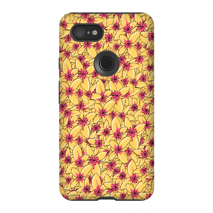 Pixel 3XL StrongFit Yellow blossom by Steve Wade (Swade)