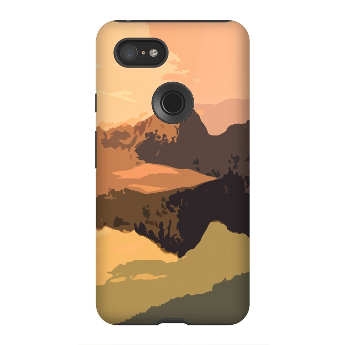 Pixel 3XL StrongFit Mountain Journey by Creativeaxle