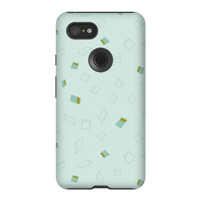 Pixel 3XL StrongFit Mint Windows by Kimberly Senn | Senn & Sons