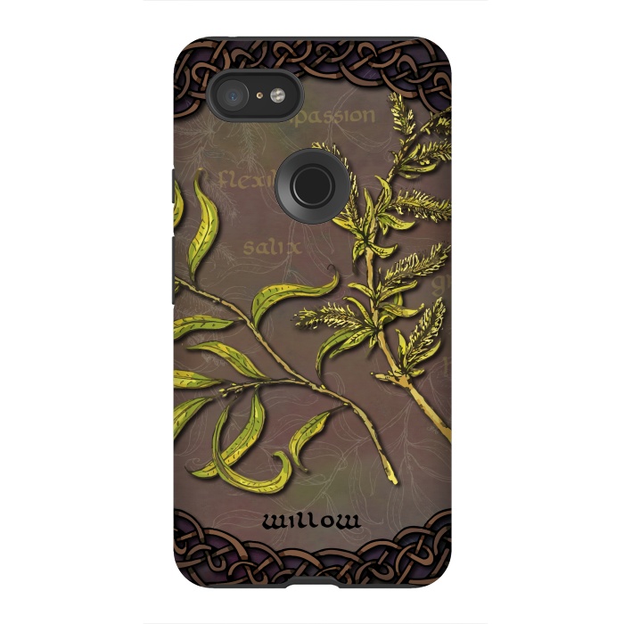 Pixel 3XL StrongFit Celtic Willow by Lotti Brown