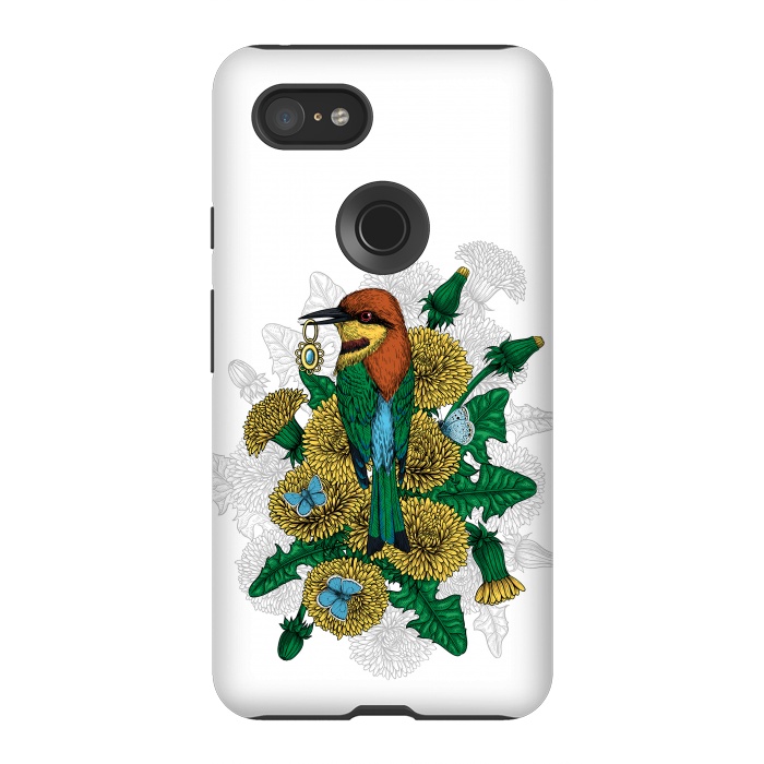 Pixel 3XL StrongFit The bee eater with the golden pendant by Katerina Kirilova