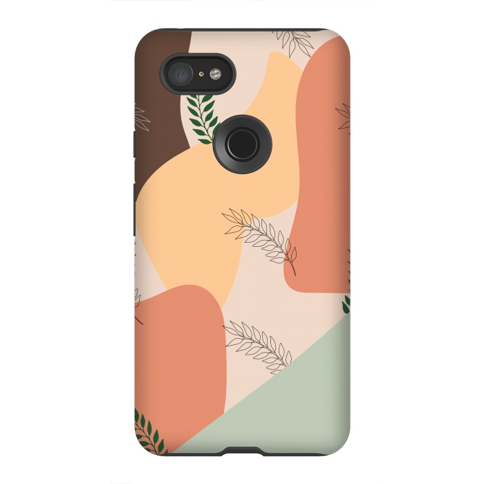 Pixel 3XL StrongFit Summer Abstract Minimal Art by Creativeaxle