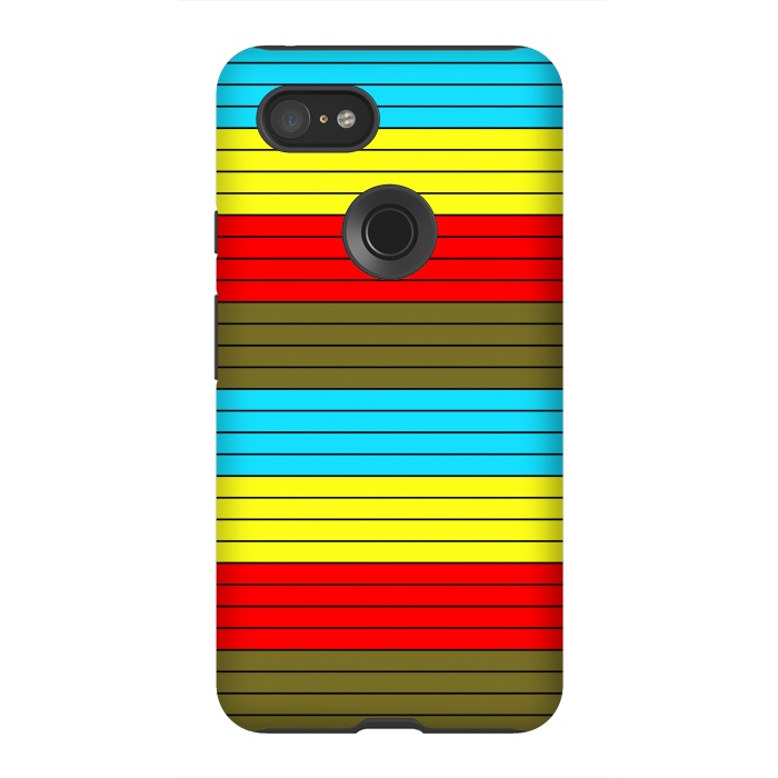 Pixel 3XL StrongFit Multiple Colored by TMSarts