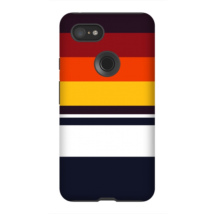 Pixel 3XL StrongFit Sunset Retro by TMSarts