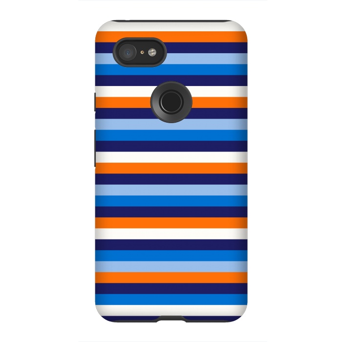 Pixel 3XL StrongFit Repeating Blue by TMSarts