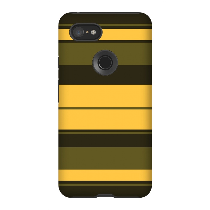 Pixel 3XL StrongFit Vintage Yellow by TMSarts
