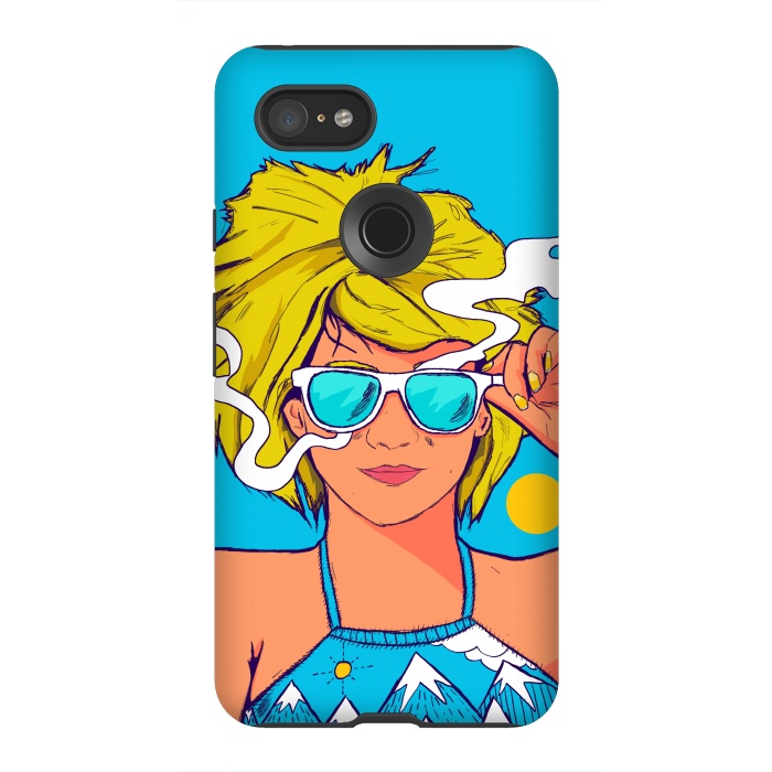 Pixel 3XL StrongFit The summer girl by Steve Wade (Swade)