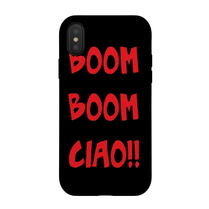 iPhone Xs / X StrongFit BOOM BOOM CIAO by MALLIKA
