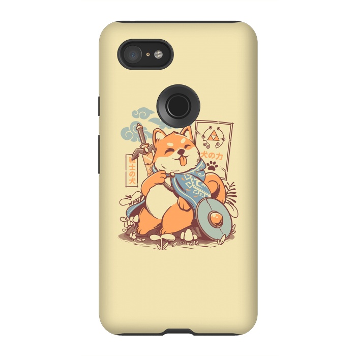 Pixel 3XL StrongFit The legend of Dog by Ilustrata