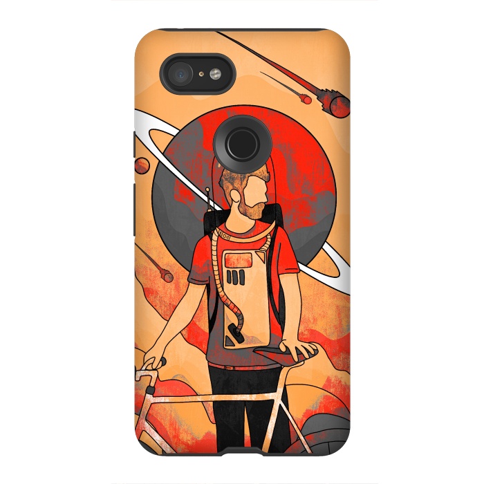 Pixel 3XL StrongFit A traveller of Mars by Steve Wade (Swade)