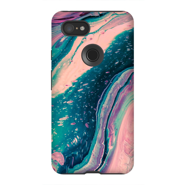 Pixel 3XL StrongFit Abstract Colorful Painting by ArtsCase