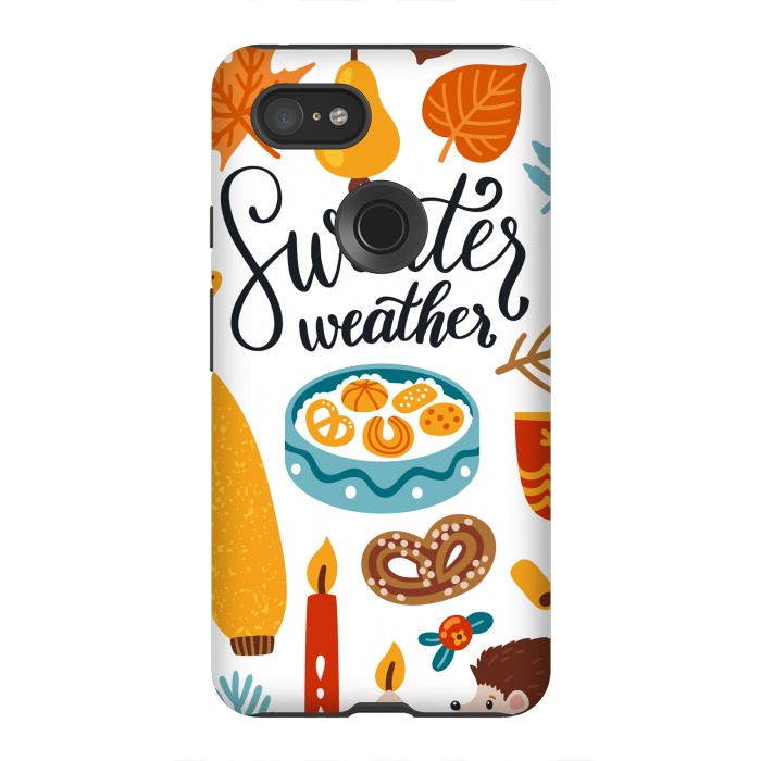 Pixel 3XL StrongFit Autumn Icons by ArtsCase