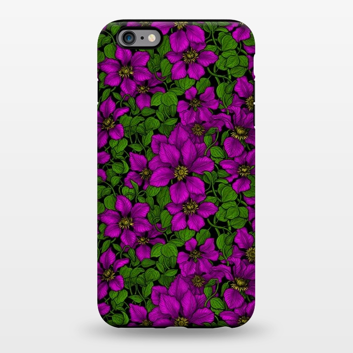 iPhone 6/6s plus StrongFit Pink Clematis vine by Katerina Kirilova