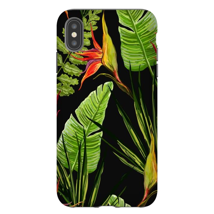 iPhone Xs Max StrongFit Beautiful Vectorial Summer Floral Landscape by ArtsCase