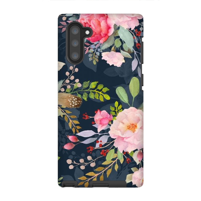 Galaxy Note 10 StrongFit Floral Pattern XXXXXXX by ArtsCase