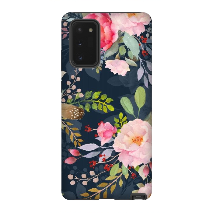 Galaxy Note 20 StrongFit Floral Pattern XXXXXXX by ArtsCase