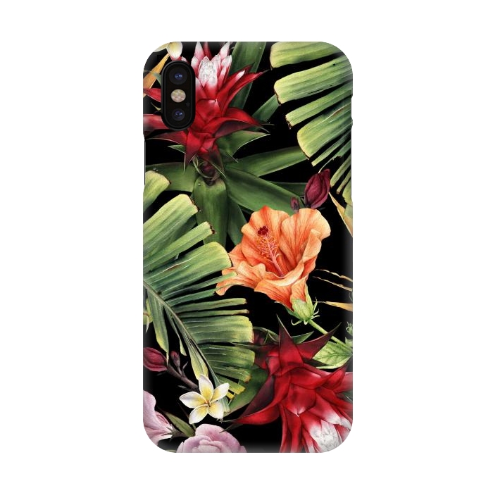 iPhone X SlimFit Floral Tropical 20 by ArtsCase