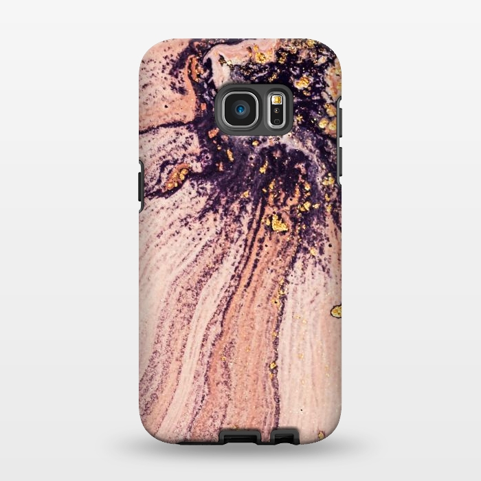 Galaxy S7 EDGE StrongFit Golden Turn Artistic Design I by ArtsCase