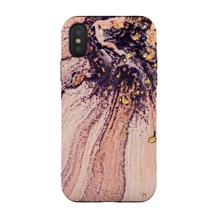 iPhone Xs / X StrongFit Golden Turn Artistic Design I by ArtsCase