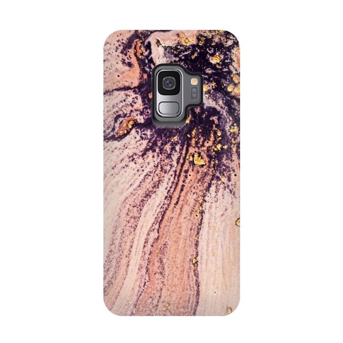 Galaxy S9 StrongFit Golden Turn Artistic Design I by ArtsCase