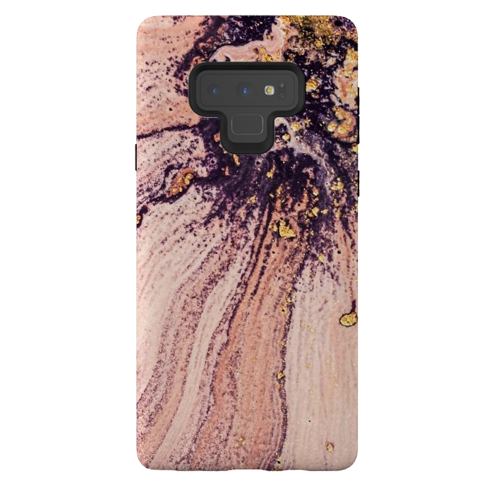Galaxy Note 9 StrongFit Golden Turn Artistic Design I by ArtsCase