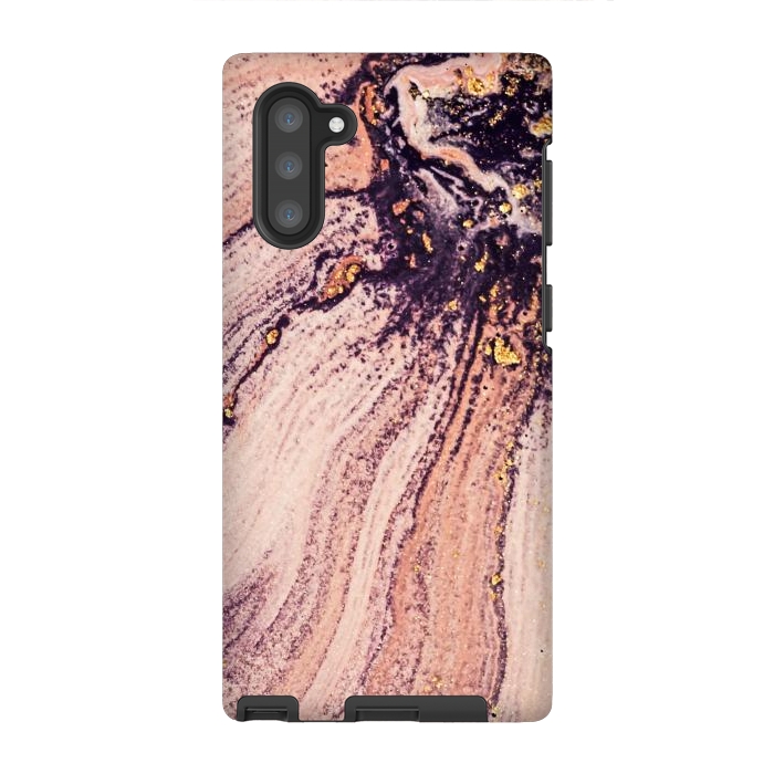 Galaxy Note 10 StrongFit Golden Turn Artistic Design I by ArtsCase