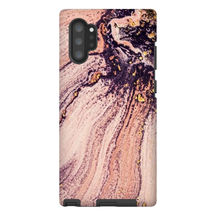 Galaxy Note 10 plus StrongFit Golden Turn Artistic Design I by ArtsCase