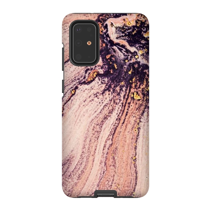 Galaxy S20 Plus StrongFit Golden Turn Artistic Design I by ArtsCase
