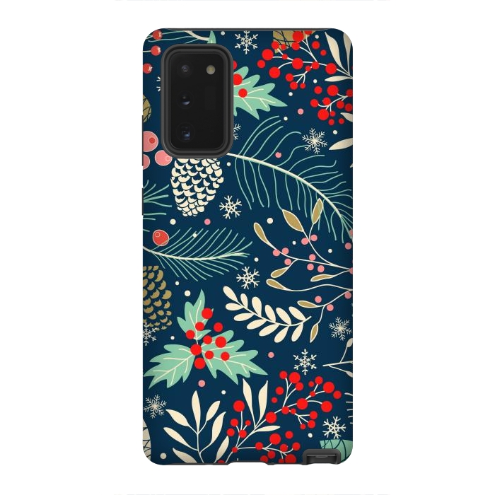 Galaxy Note 20 StrongFit Christmas Floral Design III by ArtsCase