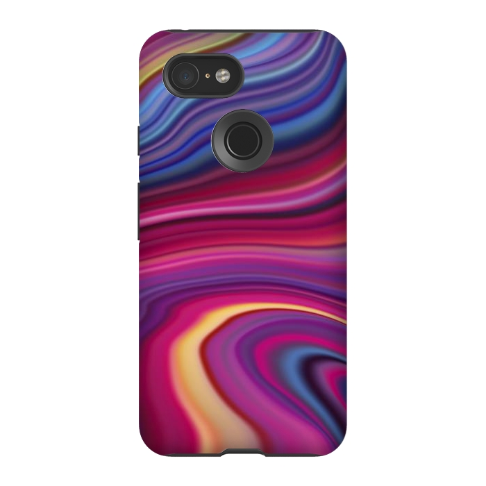 Pixel 3 StrongFit Liquid Marble Marble - Effect by ArtsCase