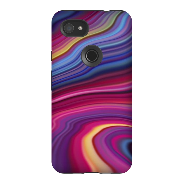 Pixel 3AXL StrongFit Liquid Marble Marble - Effect by ArtsCase