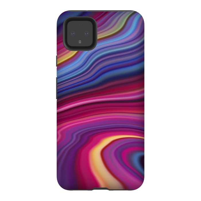 Pixel 4XL StrongFit Liquid Marble Marble - Effect by ArtsCase
