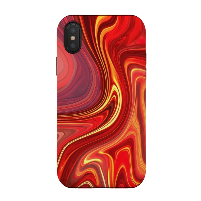 iPhone Xs / X StrongFit Liquid Shape Color by ArtsCase