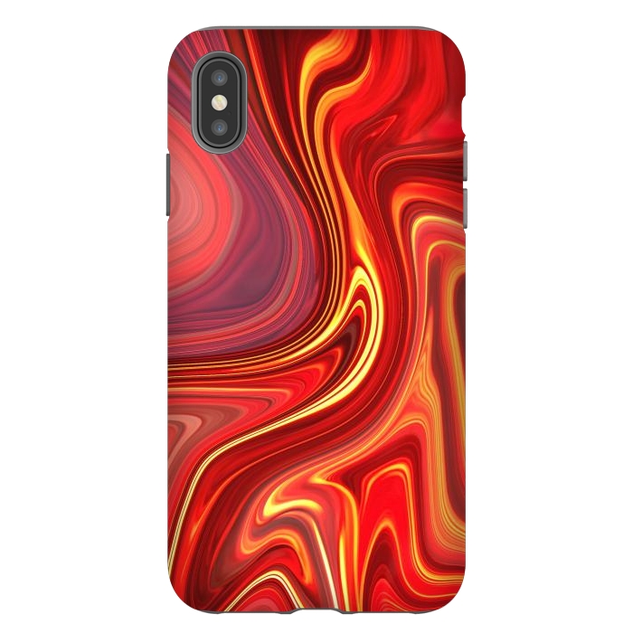iPhone Xs Max StrongFit Liquid Shape Color by ArtsCase