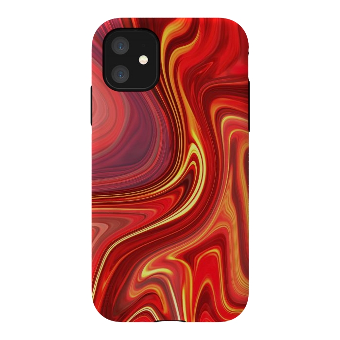 iPhone 11 StrongFit Liquid Shape Color by ArtsCase