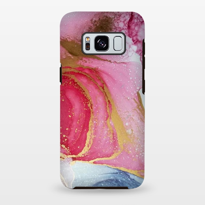 Galaxy S8 plus StrongFit Marmol Aqua Tono Onix by ArtsCase