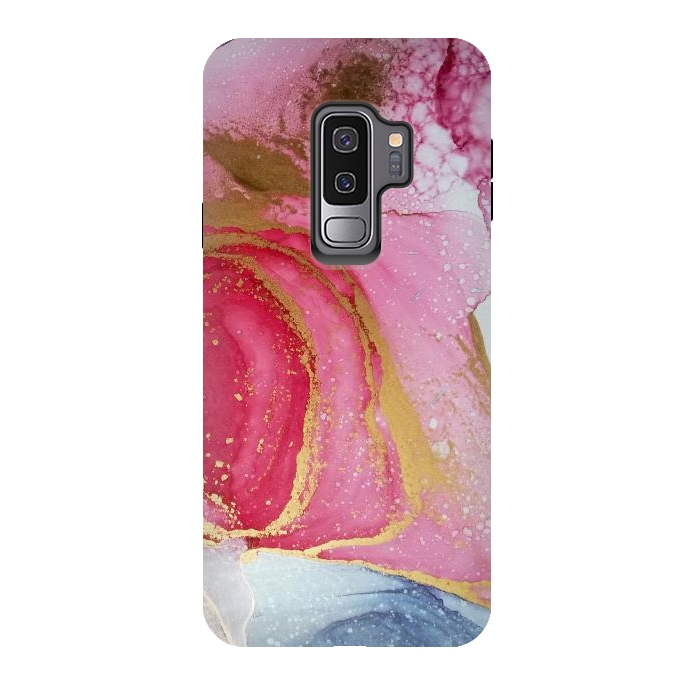 Galaxy S9 plus StrongFit Marmol Aqua Tono Onix by ArtsCase