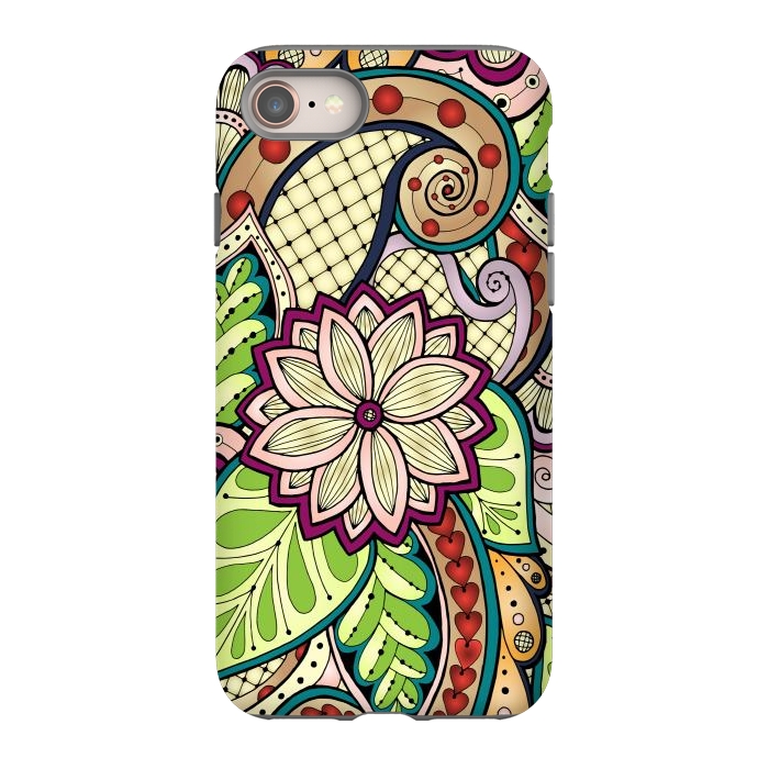 iPhone 8 StrongFit Ornamental Seamless Ethnic Pattern by ArtsCase